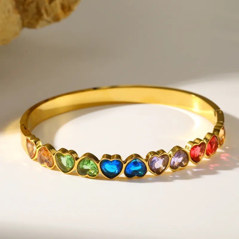 Aurora_Heart_anti tarnish_Bracelet_2