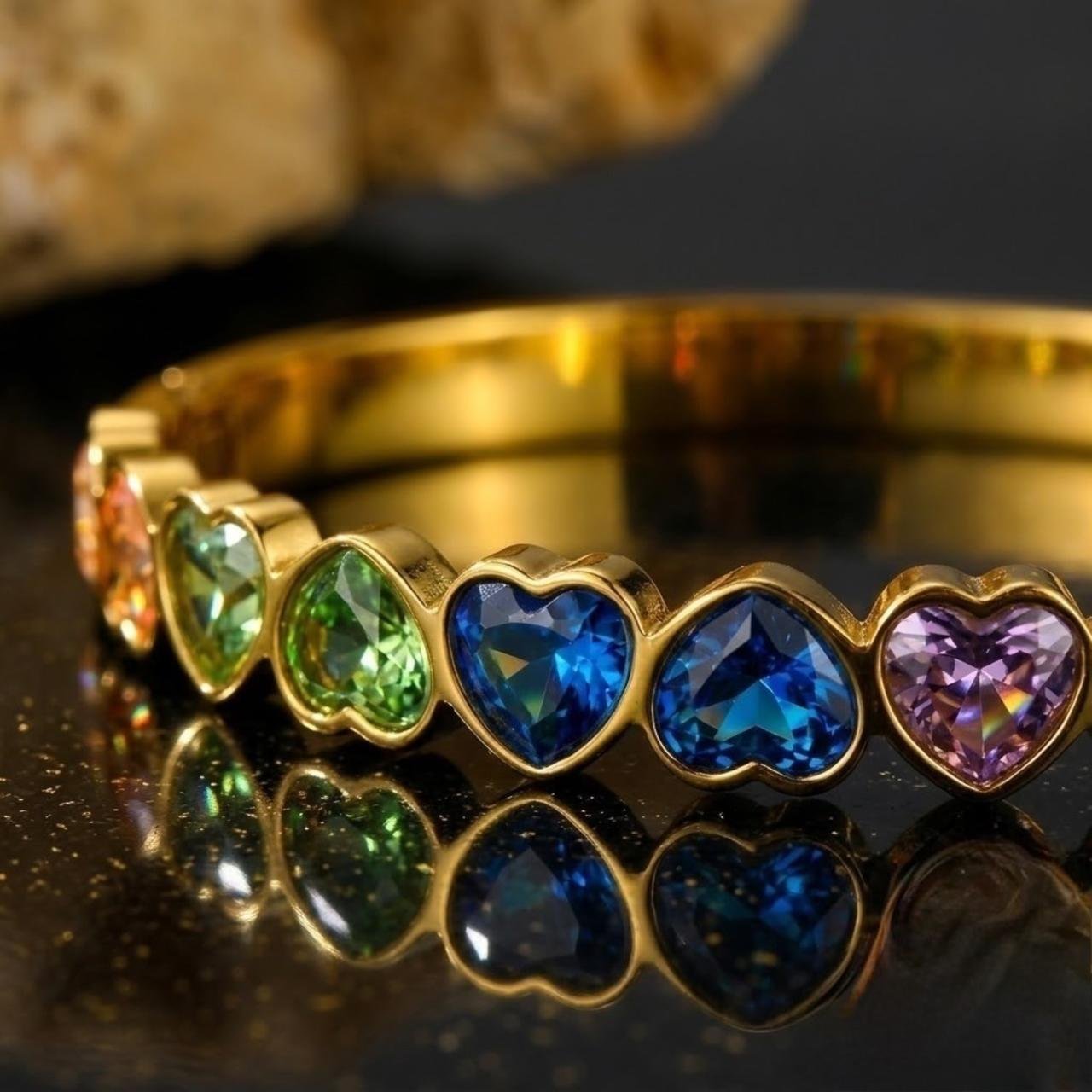Aurora_Heart_anti tarnish_Bracelet_5