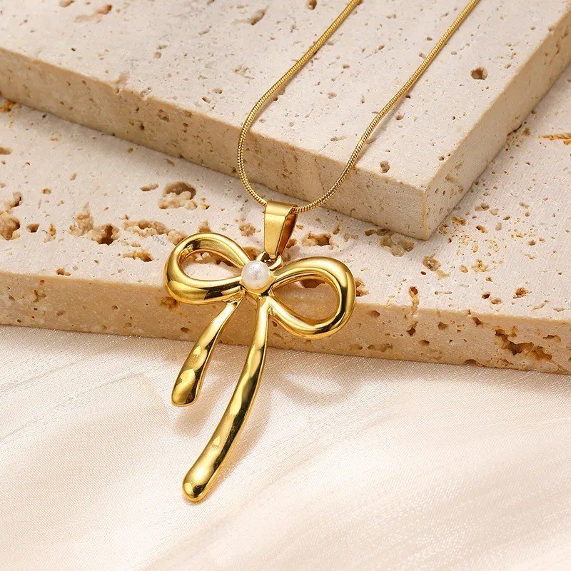 BOWKNOT_NECKLACE_ANTI TARNISH_2
