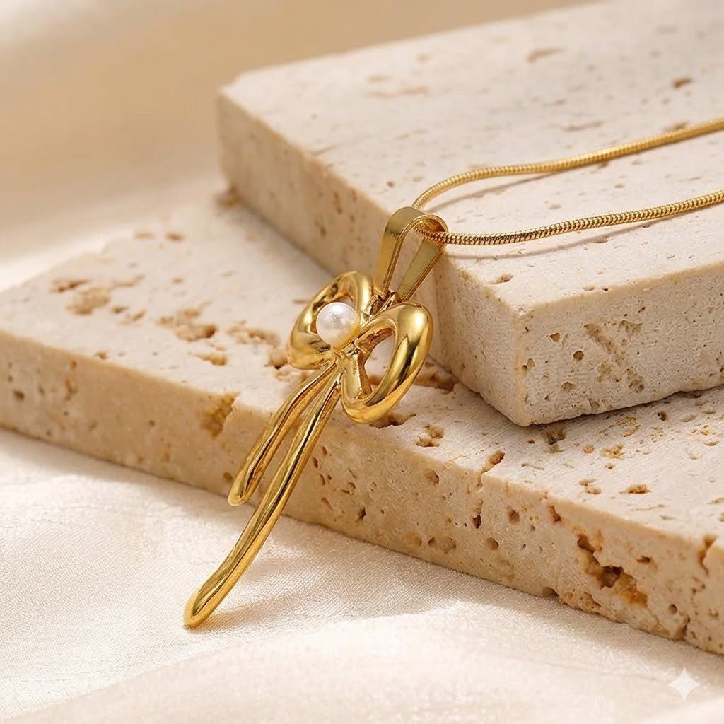 BOWKNOT_NECKLACE_ANTI TARNISH_3