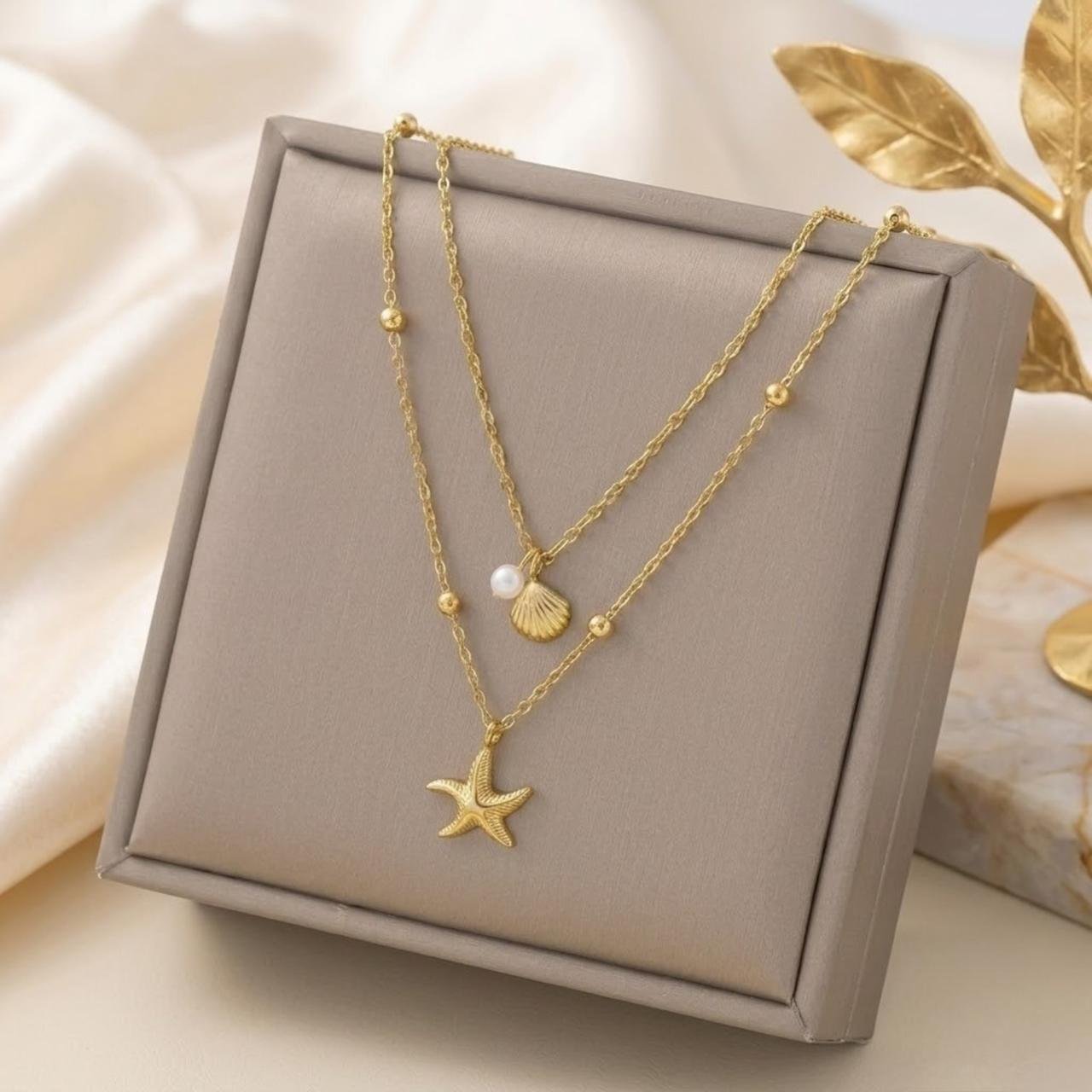 Ocean_Treasures_Layered_anti tarnish_Necklace. (3)