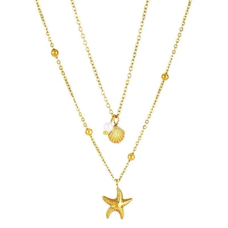 Ocean_Treasures_Layered_anti tarnish_Necklace_2