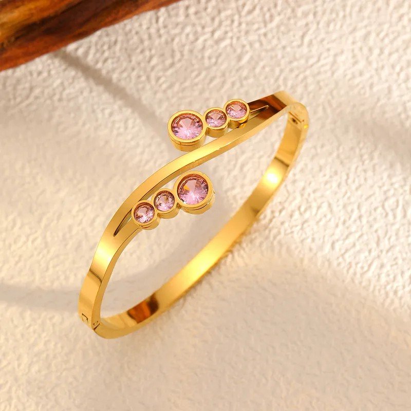 pink_circle_anti tarnish_bangle_1